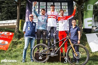 Andreas Kolb sicherte sich den Titel vor Kilian Schnöller und David Trummer.