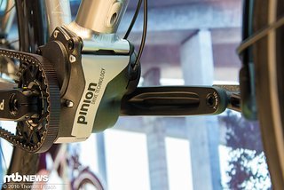 Pinion-Getriebe kombiniert mit dem Gates CarbonDrive soll selbst widrigsten Bedingungen standhalten.