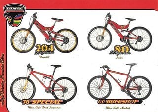 Tomac Bikes Modelljahr 1999