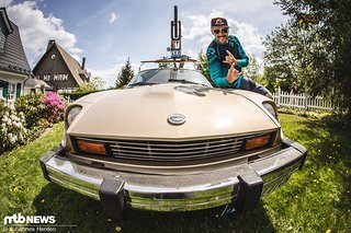 Aber wie man sieht – Rad und Fahrer kamen rechtzeitig an!