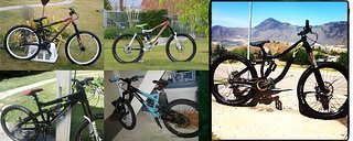 Ein paar der alten Bikes, auf denen Ace unterwegs war Ein paar der alten Bikes, auf denen Ace unterwegs war