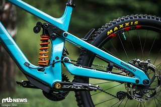 Ein ähnliches System kommt bereits an Yeti-E-Bikes zum Einsatz.