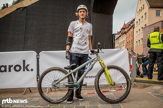 Lukas Knopf landet beim Best Trick Contest auf dem dritten Platz