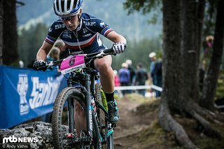 Lucie Urruty wäre vermutlich auch gerne etwas weiter vorne gelandet