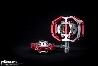 Am besten hat uns bei den Nukeproof Horizon CS Trail-Pedalen gefallen, dass man auch rückwärts einklicken kann Am besten hat uns bei den Nukeproof Horizon CS Trail-Pedalen gefallen, dass man auch rückwärts einklicken kann