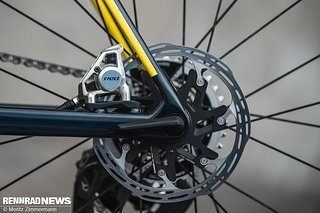 SRAM-Bremsen, die zweite: Auch die neuen SRAM Red-Stopper konnten uns vollends überzeugen.