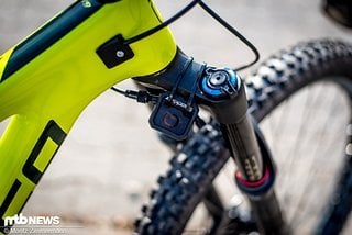 So sieht das aktuelle  ShockWiz der SRAM-Marke Quarq aus