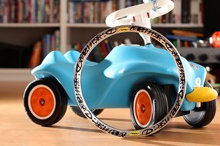 16" Felge poliert und beklebt 16" Felge poliert und beklebt