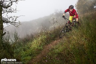 Spaß im Nebel auf den Hometrails