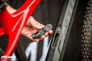 Perfekter Platz für den Di2-Akku Perfekter Platz für den Di2-Akku