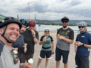 After-Work Gravel Runde mit Thomas, Moritz, Laurenz, Lena Hannes und Marcus