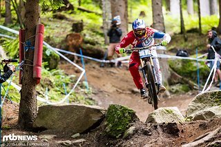 Aaron Gwin in Val di Sole 2015 Aaron Gwin in Val di Sole 2015