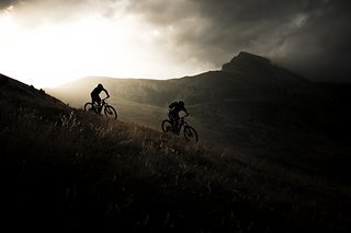 Nieselregen setzte ein und Nebel zog auf Nieselregen setzte ein und Nebel zog auf