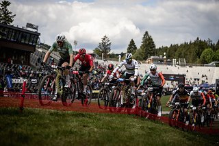Der Short Track lief für Luca sehr gut. Die Specialized-Jungs um Victor Koretzky und Chris Blevins waren zwar einen Tick zu stark, doch der Canyon-Fahrer konnte das Rennen aktiv mitgestalten und verpasste das Top 3-Podium nur hauchdünn.