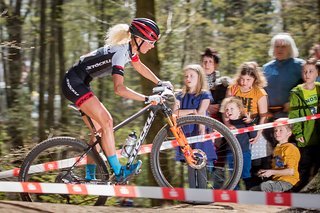 Jolanda Neff auf dem Weg zum völlig ungefährdeten Sieg in Bad Säckingen