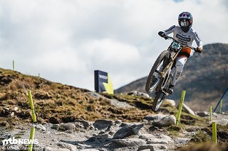 Max Alran war stark unterwegs, konnte aber nicht ganz mit der Pace der Top 3 mithalten.