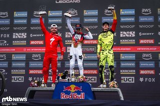 Jackson Goldstone gewinnt vor Loïc Bruni und Henri Kiefer.
