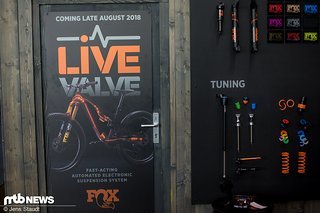 Bei Fox wird das neue Fahrwerk angeteasert Bei Fox wird das neue Fahrwerk angeteasert