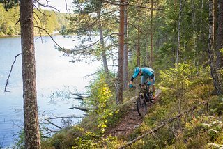 Das frische Wasser dient als Augenweide und für die abendliche Dusche.