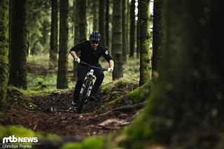 Manchmal passt die Kombination aus Fahrrad und Trail-Verhältnissen einfach perfekt