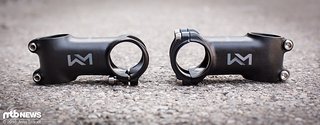 Die Vorbauten wird es in zwei Varianten geben. Mit zwei (-20g) oder mit vier Schrauben