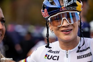 Sichtbar zufrieden mit Rang drei in der Tageswertung und Rang zwei in der Short Track-Weltcupgesamtwertung