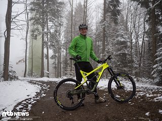 Wir wünschen Davor viel Spaß mit seinem neuen Cannondale Jekyll!