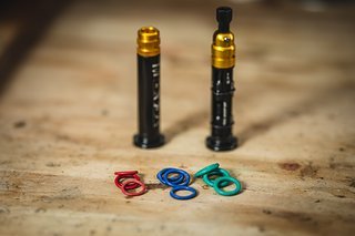 Drei unterschiedlich dicke Sets an O-Ringen sind im Lieferumfang des Dual Kits dabei