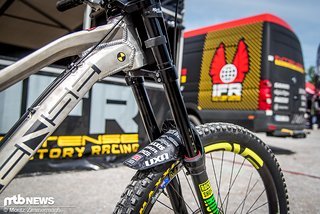 Die RockShox Boxxer ist sehr spannend