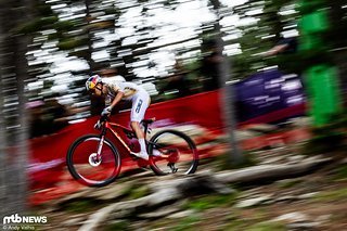 Der Olympiasieger allein auf weiter Flur