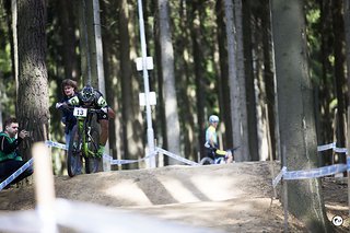 Mani Fumic im Downhill.
