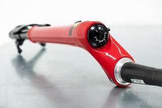 Die gesamte Hardware der Gabel wurde von Dirk Lüde in Freiburg entwickelt