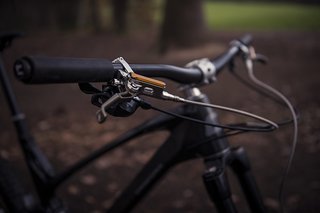 Auch hier sorgen wieder Trickstuff-Bremsen für Stopping-Power.