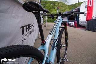 Das Bike der Kanadierin Emily Batty. Das Bike der Kanadierin Emily Batty.