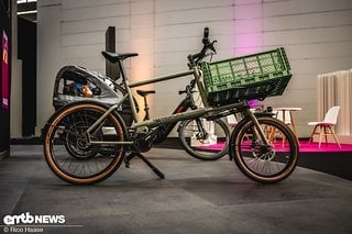 Das Lastenrad Monopole von Toolbike aus der Schweiz ist nicht nur praktisch, sondern auch ziemlich hübsch anzusehen.