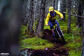 Nash sitzt ziemlich gut auf dem Rad