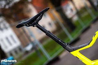 Auch Max Brandl ist auf den Trend absenkbarer Sattelstützen aufgesprungen