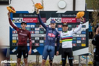 Das Podium der Herren