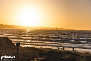 Abendstimmung am Monterey State Beach.