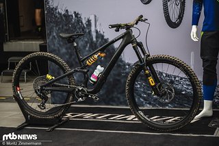 Bei Specialized ebenfalls in den Pits zu finden war das neue Trail-Bike von Finn Iles
