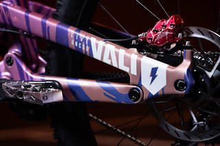 Verwechslungsgefahr ausgeschlossen: Das hier ist Vali Hölls Racebike.