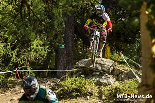 Slawomir Lukasik (NSbikes) wird zweiter im Seeding Run