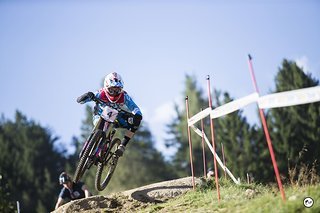 Am 2. reinen Trainingtag bleibt auch definitv Zeit für Style. Tahnee Seagrave zeigt wie es geht.