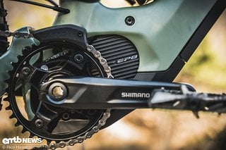 Der starke Shimano EP8 bringt euch mit 85 NM den Trail hinauf