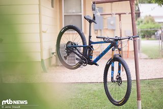 Leichte 9,47 kg wiegt das World Cup-Komplettbike mit XTR-Ausstattung in Rahmengröße M Leichte 9,47 kg wiegt das World Cup-Komplettbike mit XTR-Ausstattung in Rahmengröße M