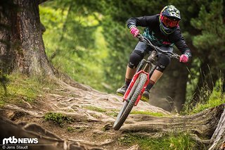 Alleine auf dem Trail, in Begleitung der Marzocchi Z1 Coil