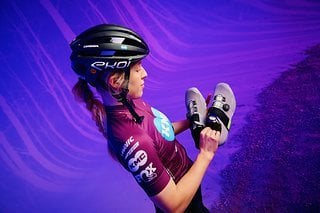 Malene Degn mit dem neuen Fizik Vento Ferox Carbon