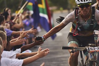 Cherise WILLEIT during Stage 4 of the 2025 Absa Cape Epic Mountain Bike stage race held at Fairview, Paarl, Cape Town, South Africa on the 20th March 2025. Photo by Michael Chiaretta/Cape Epic
PLEASE ENSURE THE APPROPRIATE CREDIT IS GIVEN TO THE PHOT