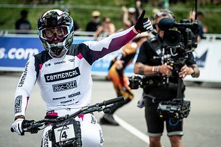 Auch wenn er sicher gerne gewonnen hätte, war die Stimmung bei Amaury Pierron sehr gut.