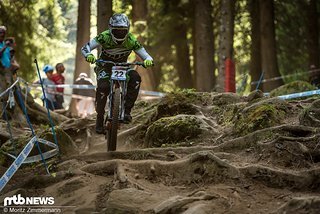 Adam Brayton lieferte einen der spektakulärsten Finalläufe ab
